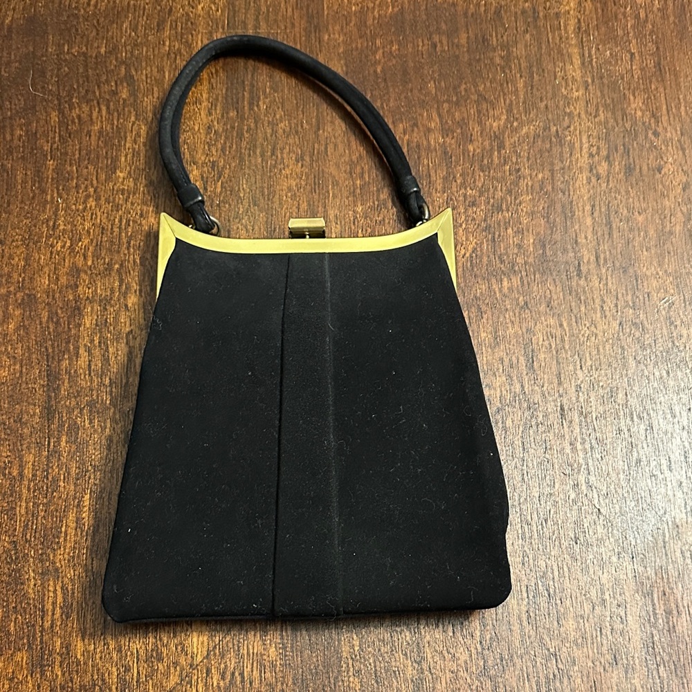 Chic Black and Gold Clutch Vintage